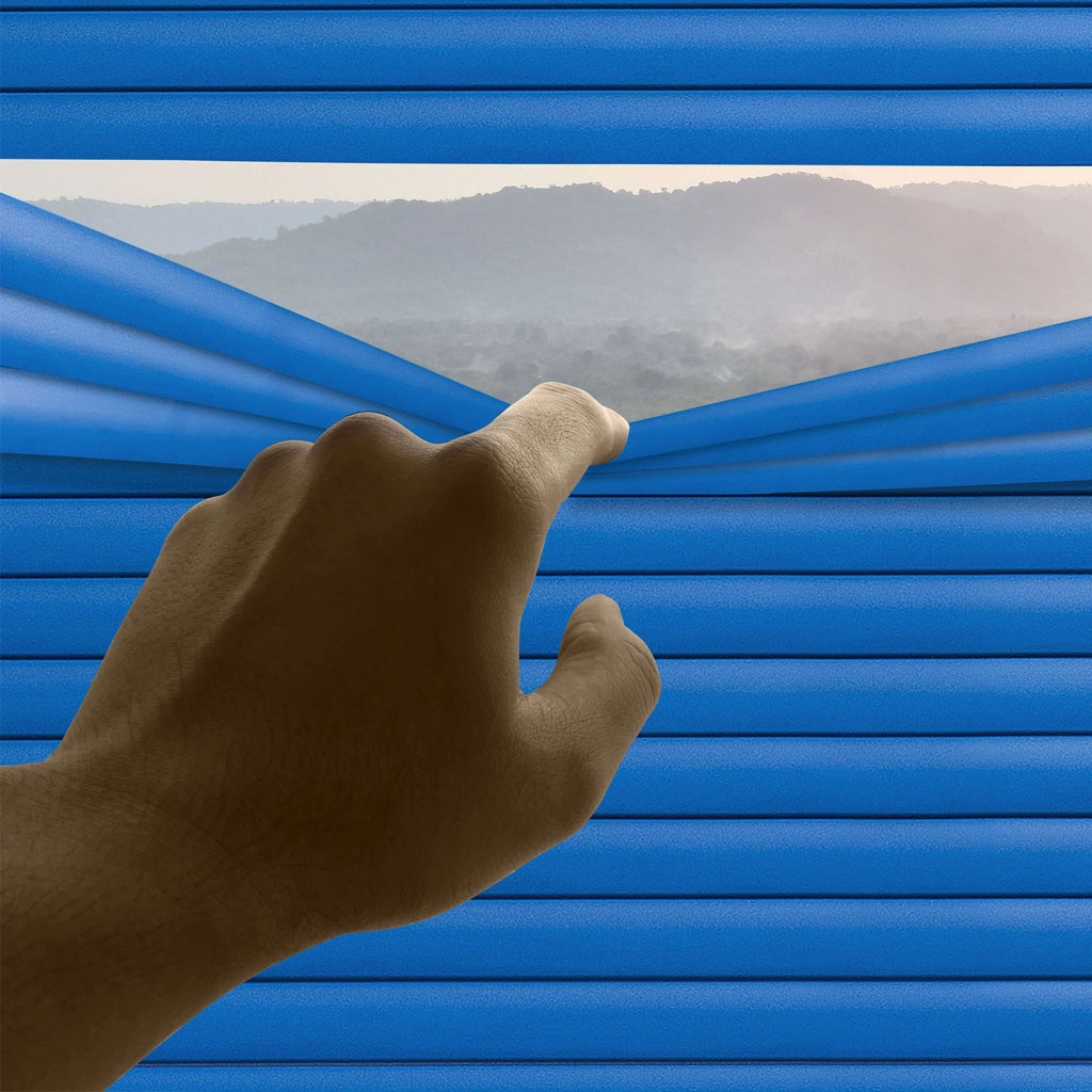 Tende Veneziane in Alluminio con Corda Blu 75x160