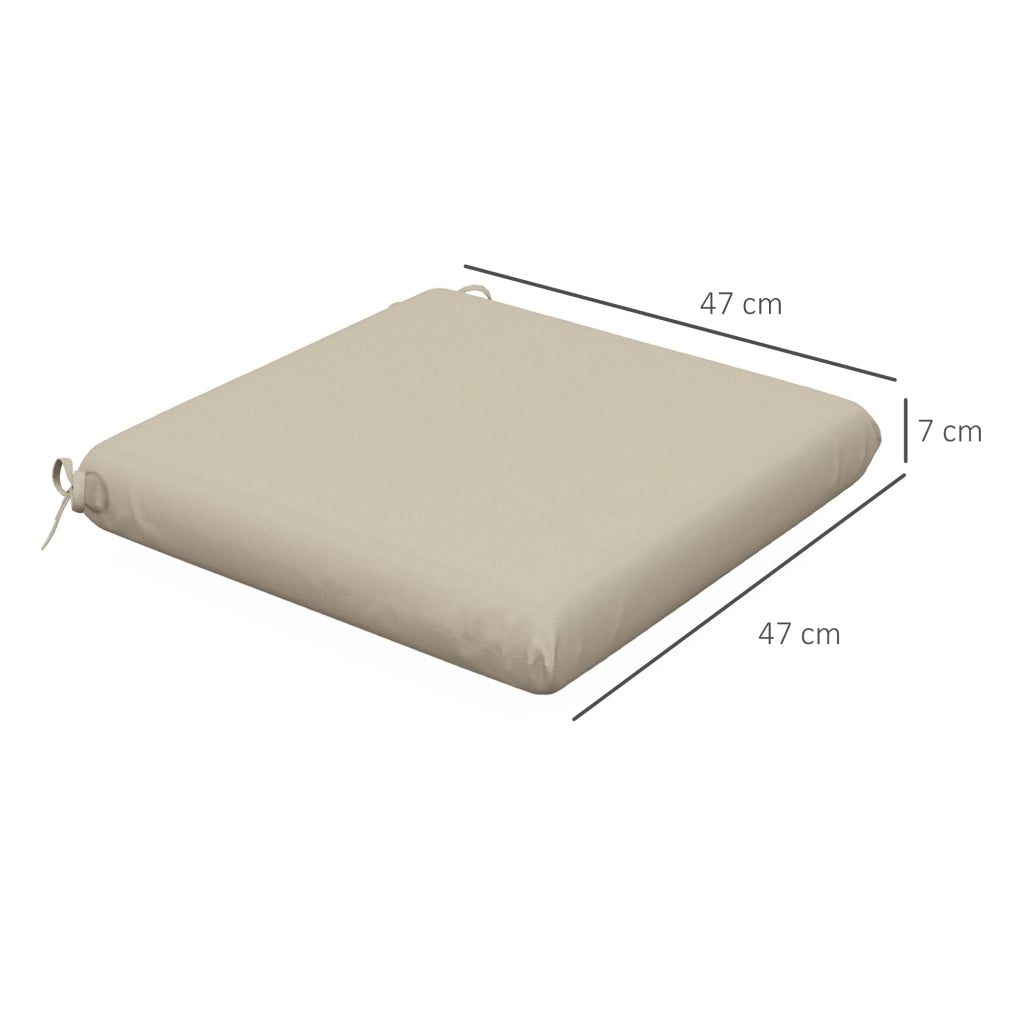 Set di 4 cuscini per sedie ¨C zephmum ¨C beige 47x47 cm