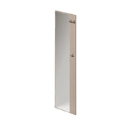 Appendiabiti con specchio a parete colore Olmo H182x50x4cm