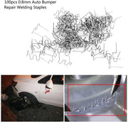 Nietjes 0,8mm - 100 Stuks - Reparazione Bumper - Acciaio Inossidabile - Anticorrosione - Prelevati Pronti all'Uso - Reparazione Nietti