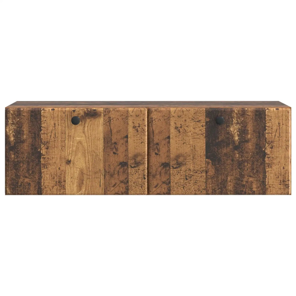 Mobile Porta TV da Muro 98 x 31 x 30 cm Legno antico