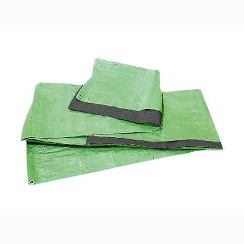 Telo Telone In Polietilene Occhiellato Pesante Colore Nero/Verde 5x6 Mt.