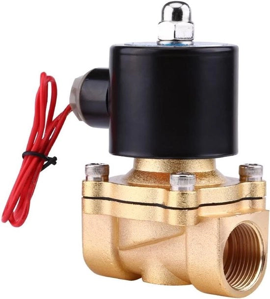 Valvola elettrica solenoide per acqua con corpo in lega di zinco 3/4 AC 220V Reposizionatore di valvola elettrica