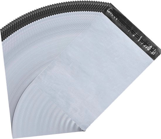 Confezioni di spedizione 120 pezzi 33 x 25,5 cm – Confezioni di spedizione in plastica con chiusura autoadesiva – Confezioni di spedizione opache in PE – Imballaggio impermeabile in PE per abbigliamento e spedizioni di negozi online