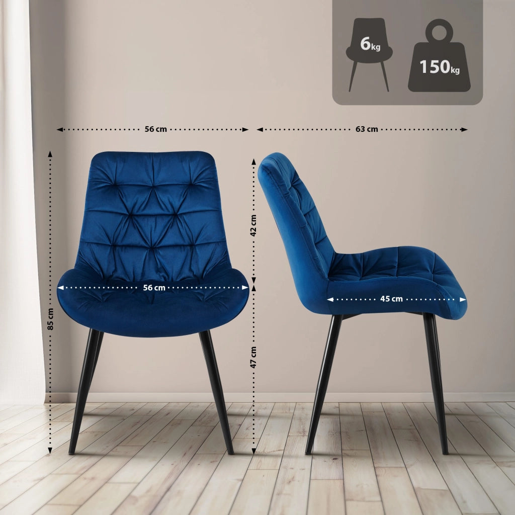 Esszimmerstuhl Rossford Samt