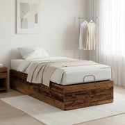 Giroletto per rete letto regolabile Legno antico 100 x 190 cm 8021853