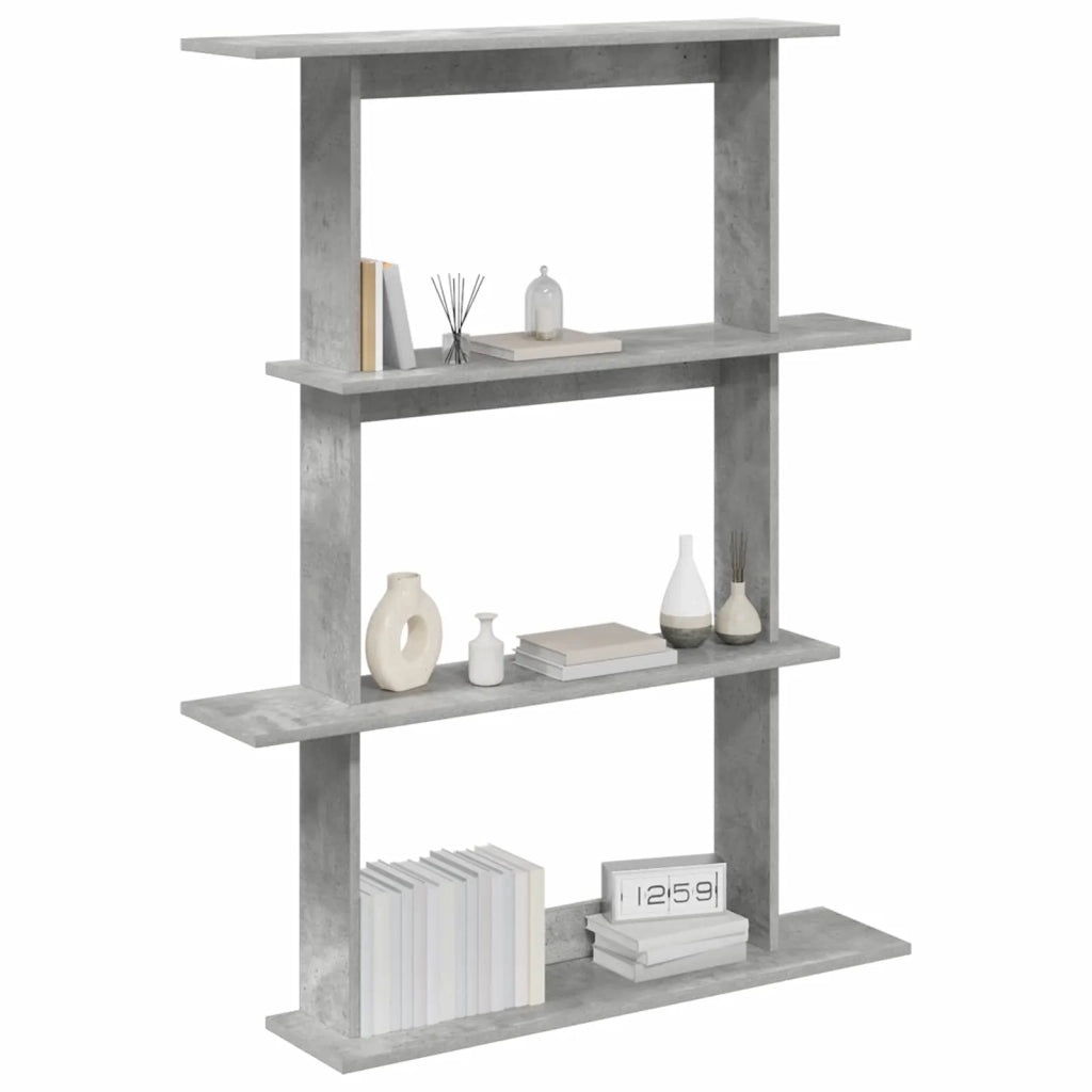 Scaffale da parete A parete Grigio 100 x 20 x 126 cm 8012063