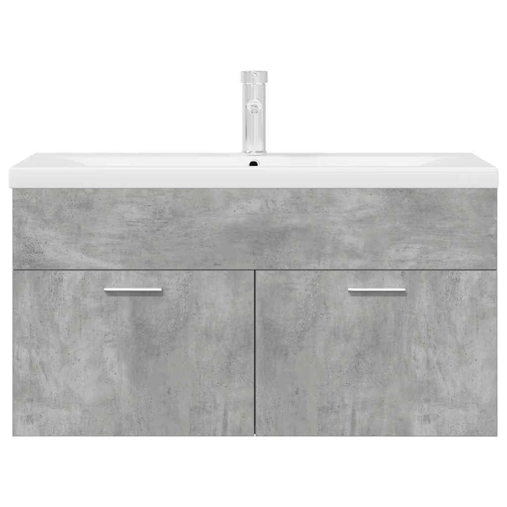 Mobiletto da bagno sospeso con vano contenitore 90 x 38,5 x 46 cm legno composito grigio cemento 02_0055757