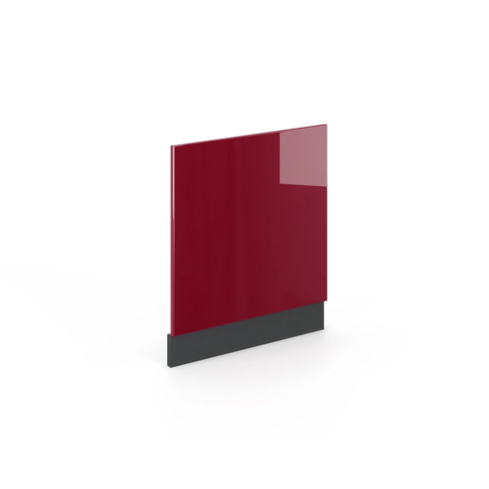 Vicco Pannello frontale Rosso bordeaux lucido 60 cm senza piano di lavoro