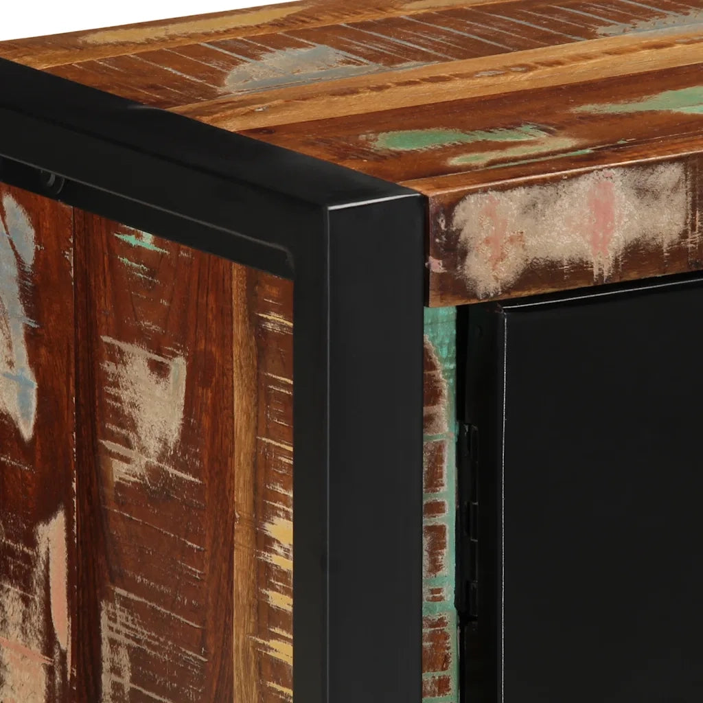 vidaXL Mobile Porta TV 80x30x40 cm in Legno Massello di Recupero