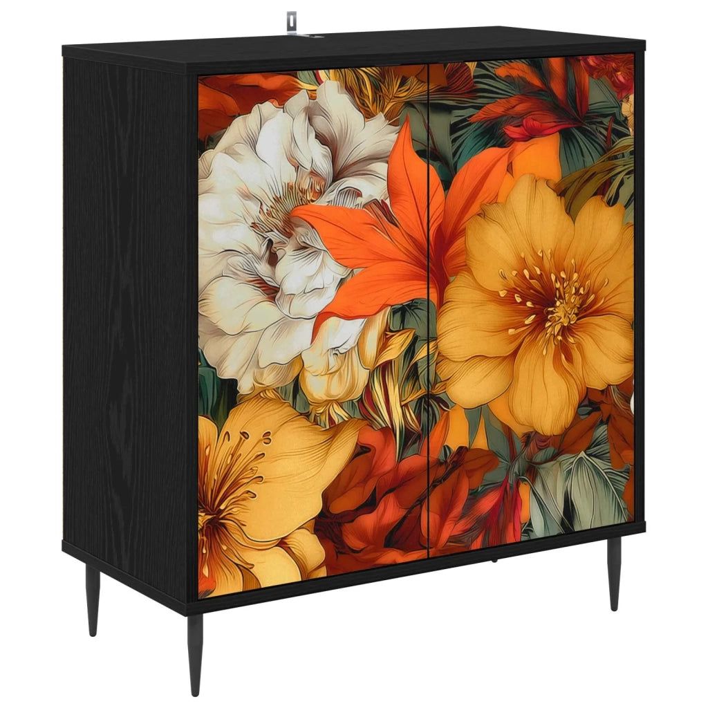 Credenza GENNEP Rovere Nero 69 x 33 x 76 cm 8006935