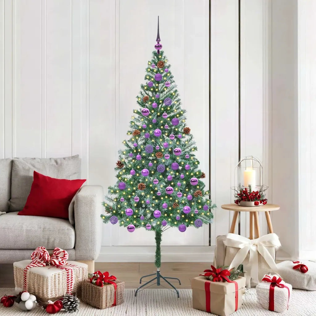 Albero di Natale | Decorazioni natalizie artificiale Verde 180 cm PVC e Acciaio