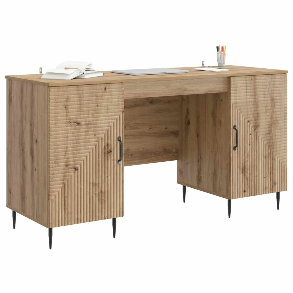 Scrivania con lo scaffale Rovere Artigianale 142,5 x 50 x 75 cm 3414611