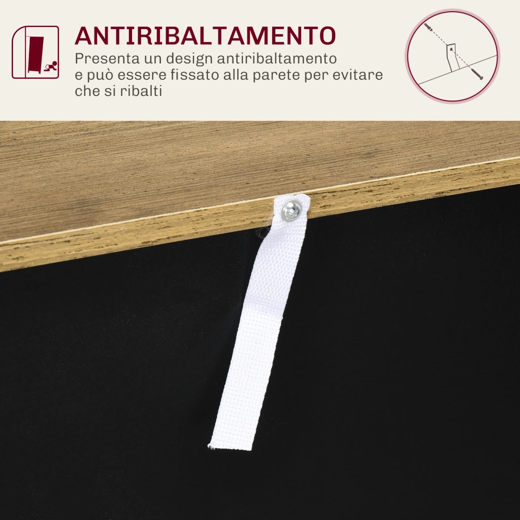 Credenza Cucina con 2 Ante e Cassetto ¨C Zephmum ¨C Legno 80x40x80