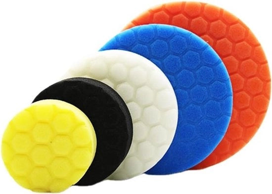 Set di 5 stracci di polimento per auto, per un polimento efficace e facile, realizzati con materiale duraturo per un risultato liscio.