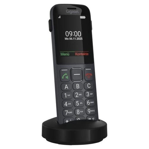 Cordless gigaset s30853 h1236 r101 comfort 600 sim black