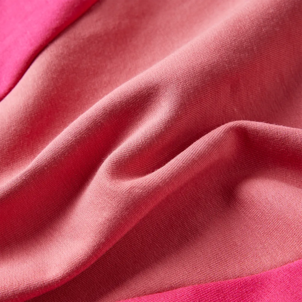 Felpa da Bambino Color Block Rosa e HennÃ© 116