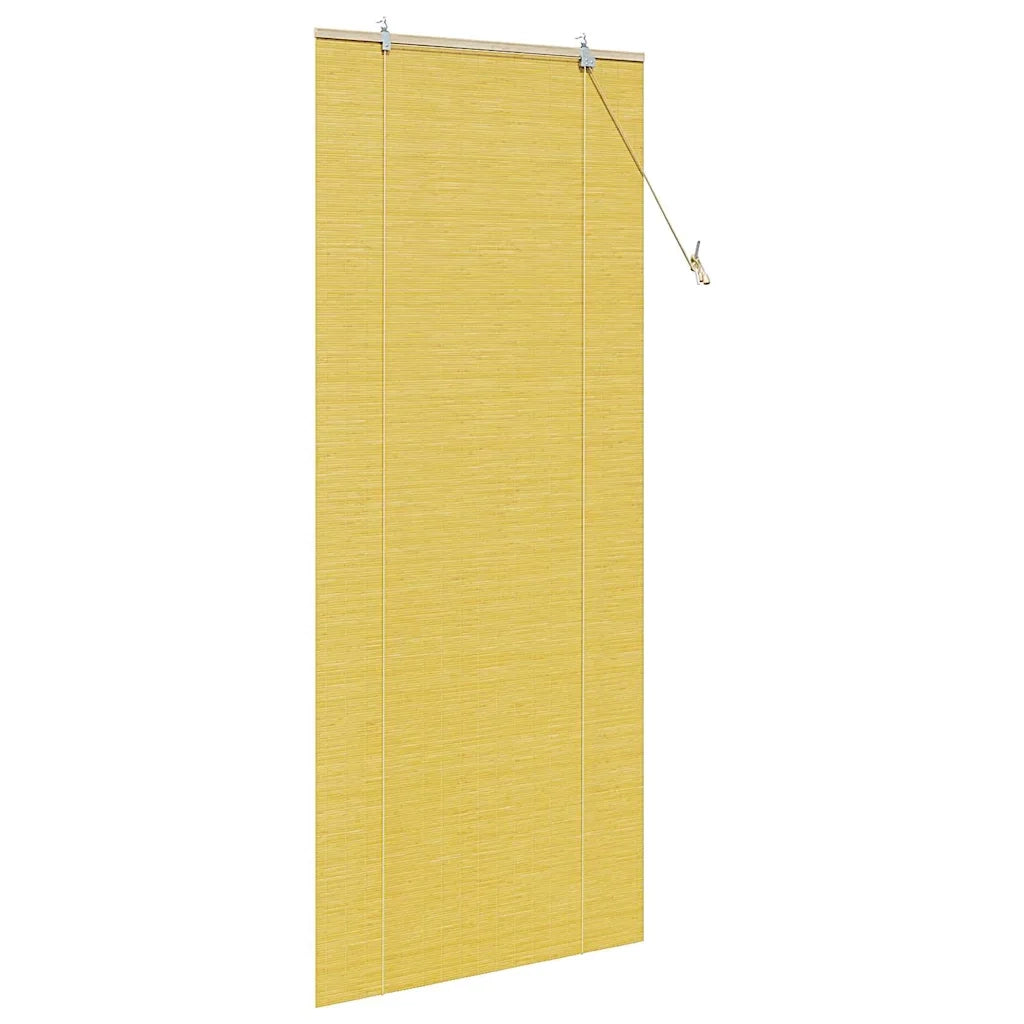 vidaXL Tende e Tapparelle per Finestre con tende Giallo Bambù