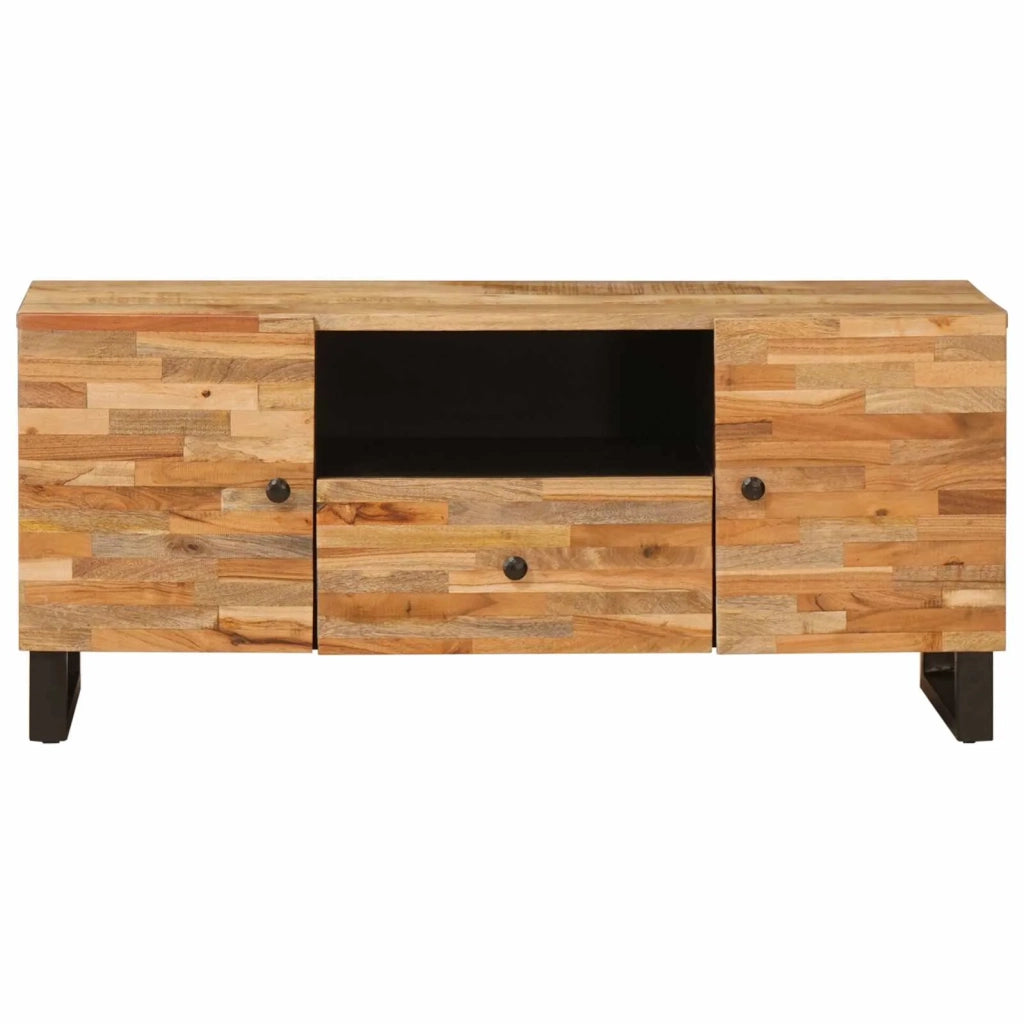 Mobile TV Marrone 105 x 33 x 46 cm Legno di mango massello 4018310