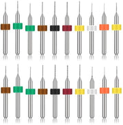 Set di microbori a spirale per PCB da 20 pezzi, diametri 03 mm - 12 mm, in acciaio inossidabile, mini-boor e graveerboor per stampanti.