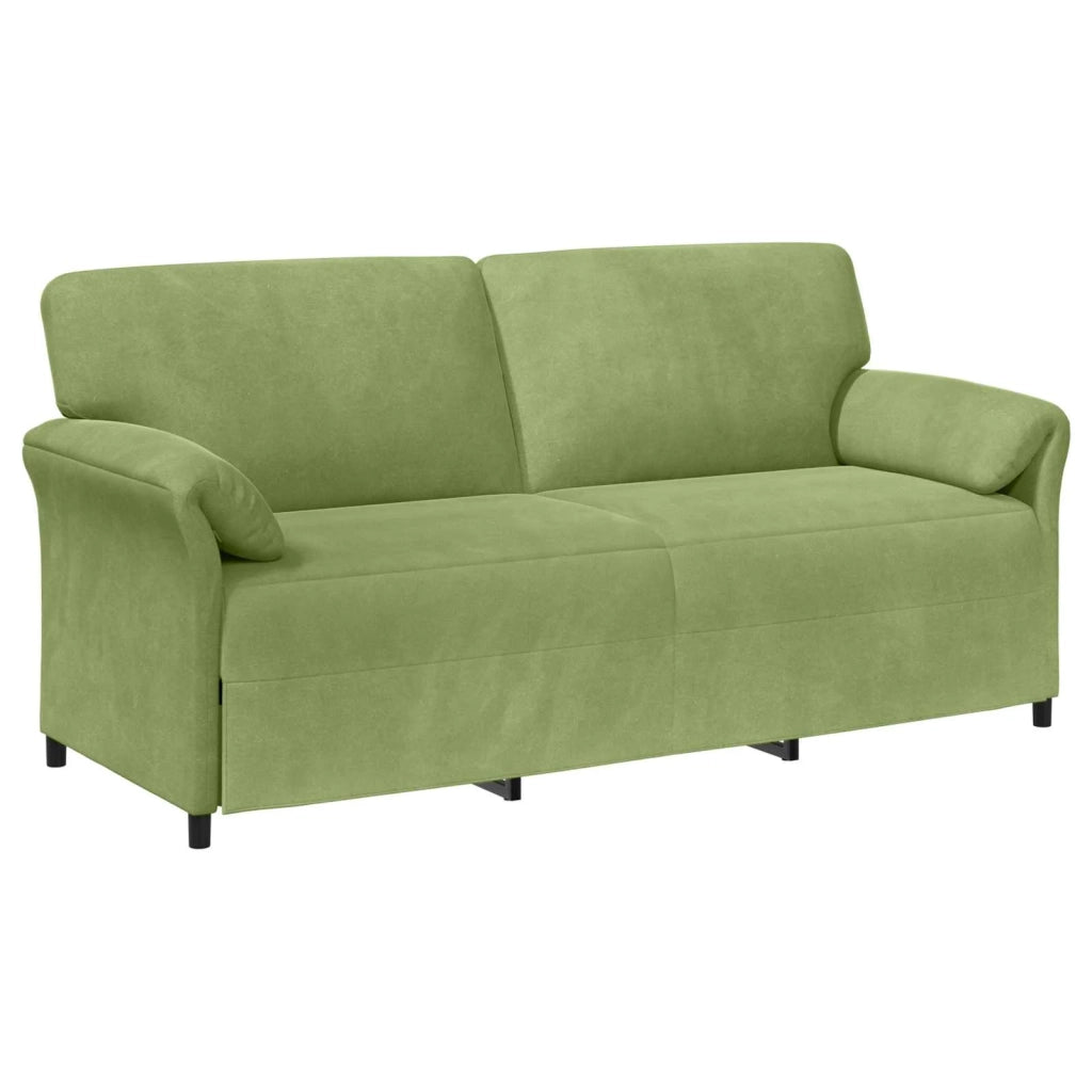 Set di divani 2 pz Verde chiaro Velluto 3424916