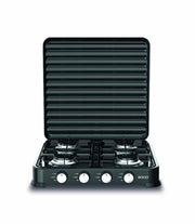 Piano Cottura a Gas 4 Fuochi 4 x 103 mm  Nero