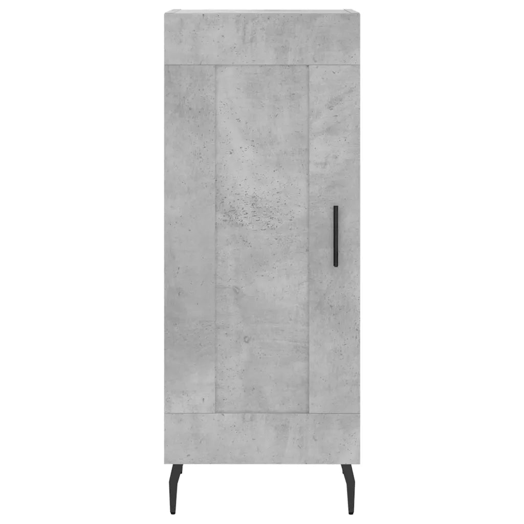 Credenza Grigio Cemento 34,5x34x180 cm in Legno Multistrato 3199509