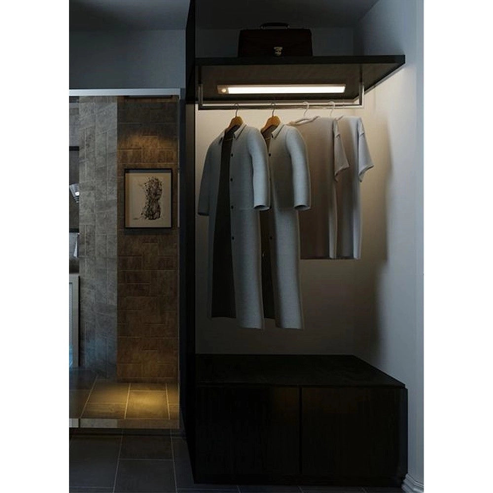 Trade Shop - Lampada Led Calamitata Parete Armadio Ricaricabile Sensore Movimento 3 W Sen-600 -