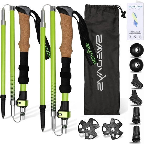 Trekking Stocchi Opovolbili in Alluminio per Uomo e Donna - Dimensioni Adattabili 115-135 cm.