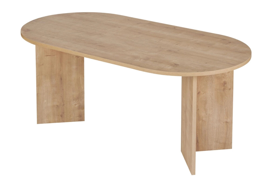Tavolo da pranzo in legno "Sablin" 180 x 90 x 75 cm - Rovere zaffiro