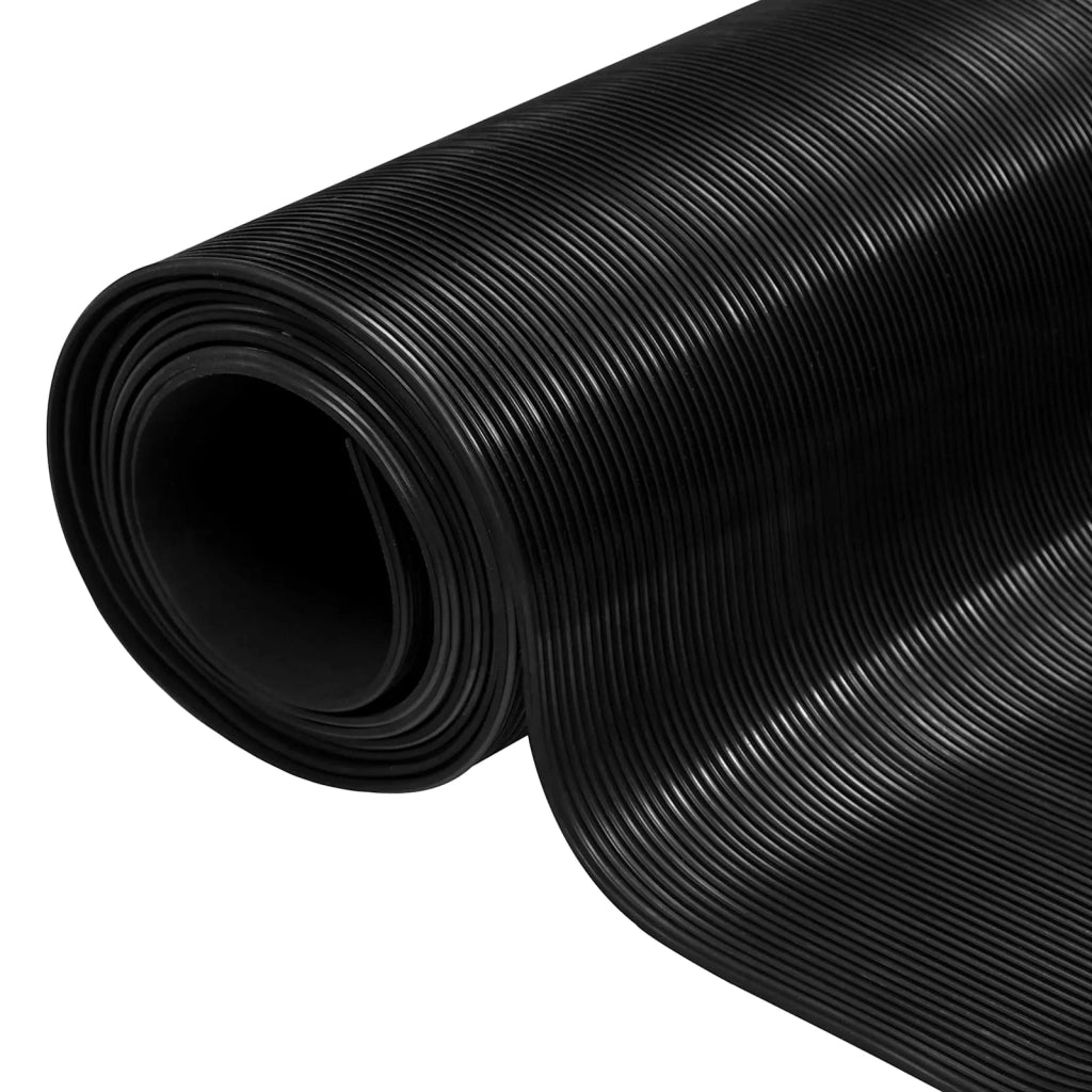 Tappeto per pavimento Nero 1 x 5 m Gomma