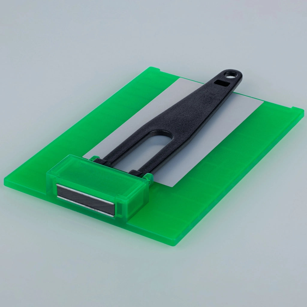 Piastra di Lettura Livella Laser Rosfix PLATE – Precisione e Magnete | Dimensioni 10x7cm, Scala 3D