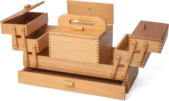 Cantilever Naiai 4 Livelli con Cassa di Stoccaggio Rimovibile - Opzione in Legno per Naiai e Cassetti di Stoccaggio