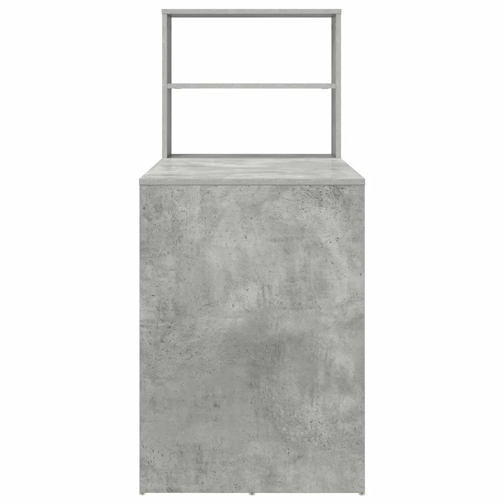 Scrivania Grigio cemento 113 x 54 x 120 cm Legno multistrato 869277
