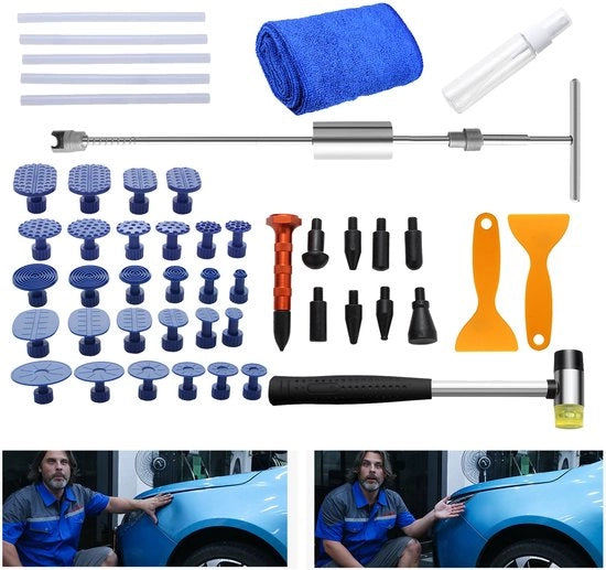 Kit di livellamento e spianamento della carrozzeria senza attrezzi di livellamento 48 pezzi per auto, frigoriferi, motocicli
