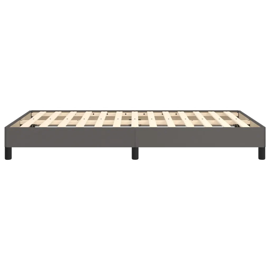 Giroletto senza Materasso Grigio 120x190 cm Similpelle