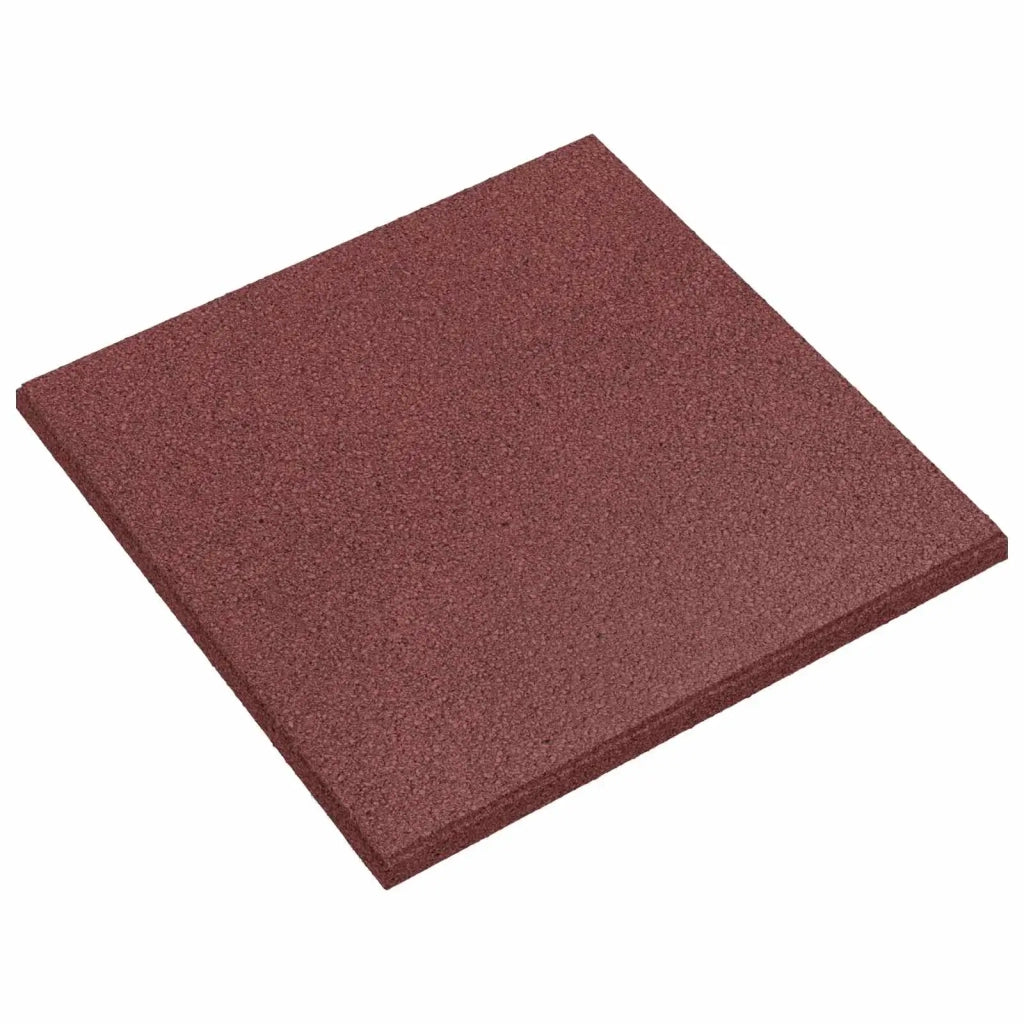 Piastrelle per Protezione dalle Cadute 12 pz Rosso 50 x 50 cm CFW6319940