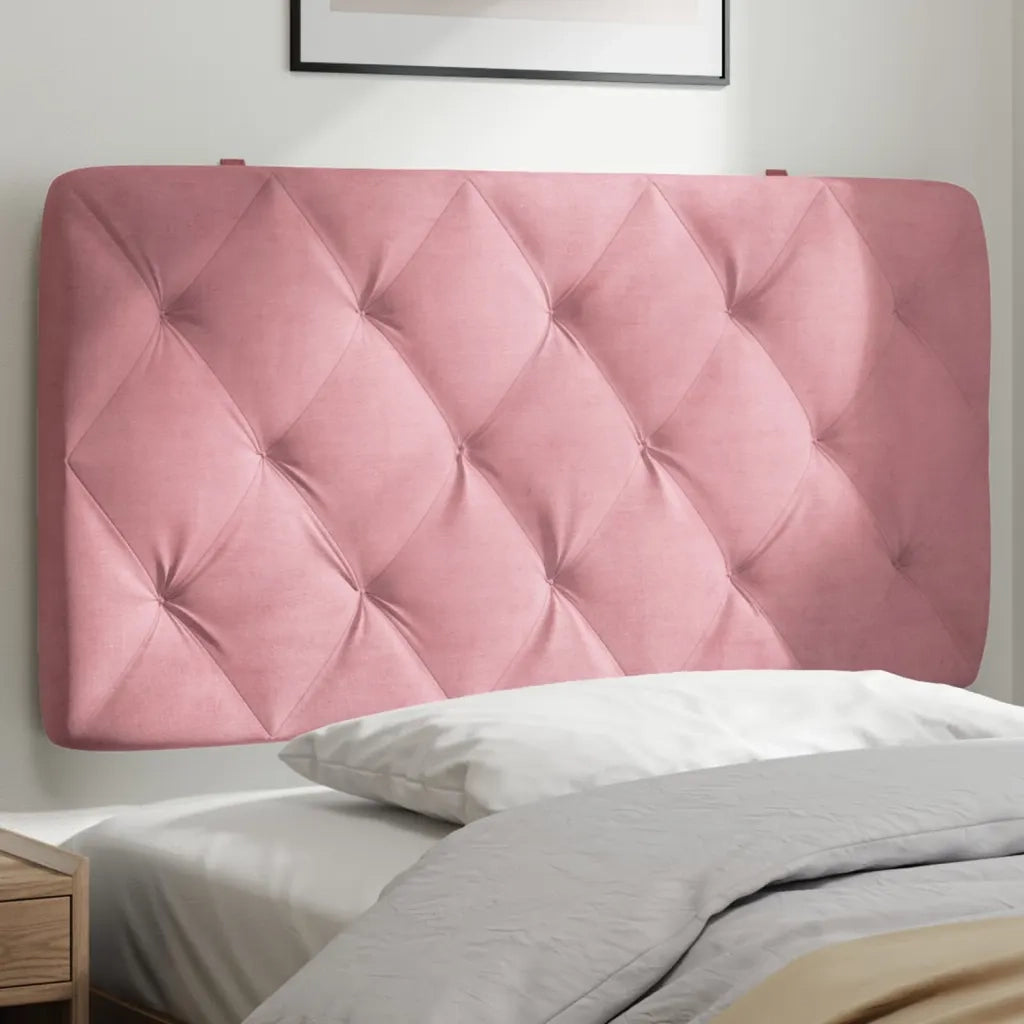 Cuscino Testiera Rosa 100 cm in Velluto CFW9694711