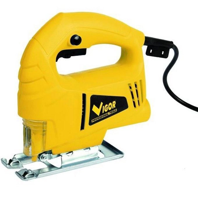 Vigor 90230-05 VST-40E Seghetto Alternativo 400 W 230-240 V 50 Hz 3000 g-min taglio legno 55 mm plastica 55 mm acciaio 6 mm colore Rosso e Nero