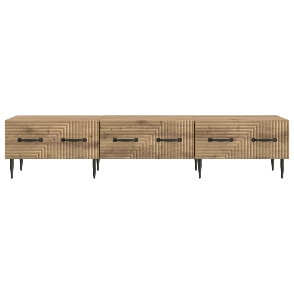 Mobile TV con cassetto Rovere Artigianale 147 x 34,5 x 30 cm