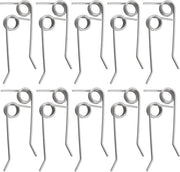 Veneri in acciaio inossidabile premium - 10 per una macchina verticale elettrica - Compatibile con Wolf-Garten - 10x Veneri di destra 10x Veneri di sinistra