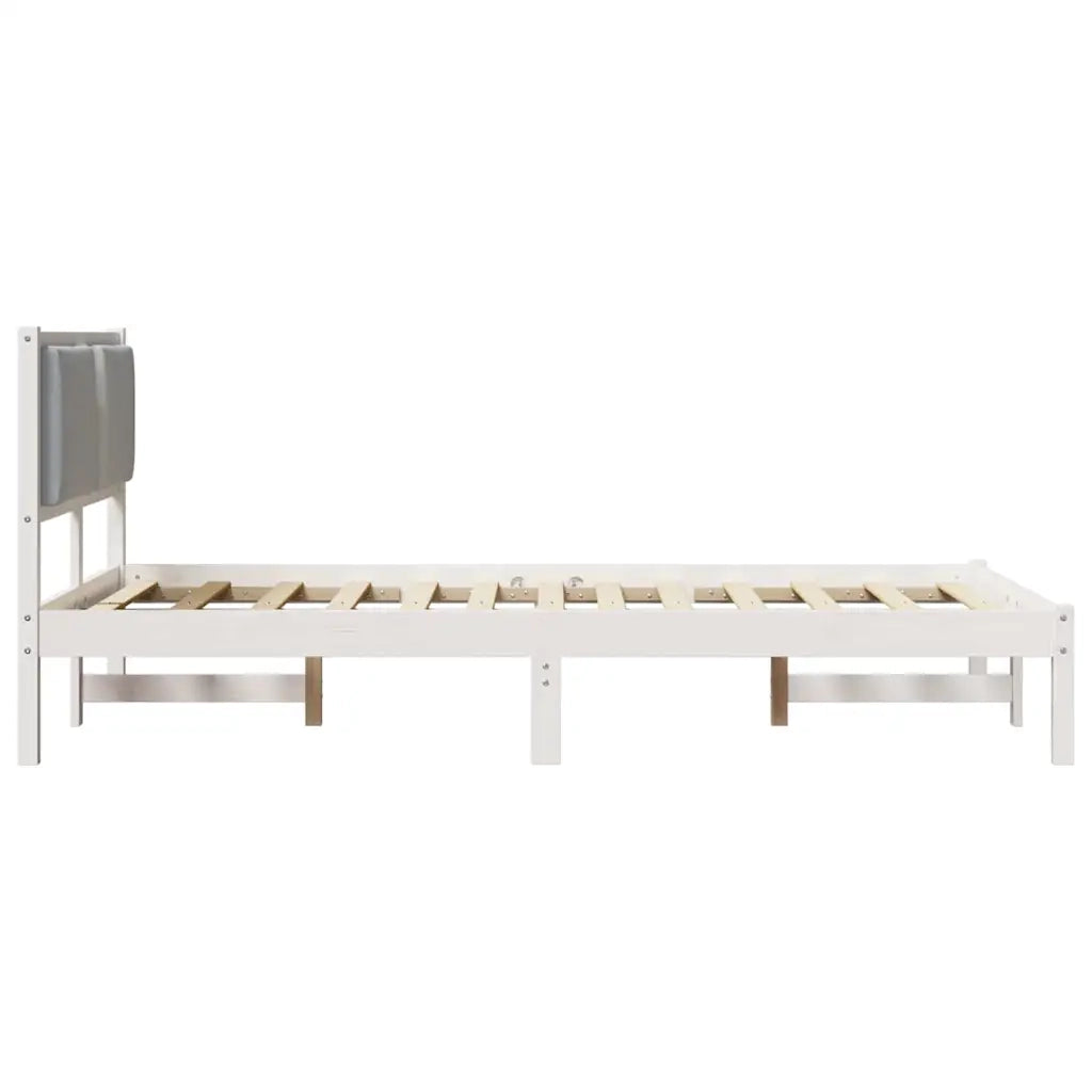Struttura del letto Grigio chiaro 120 x 200 cm Pino massello 878123
