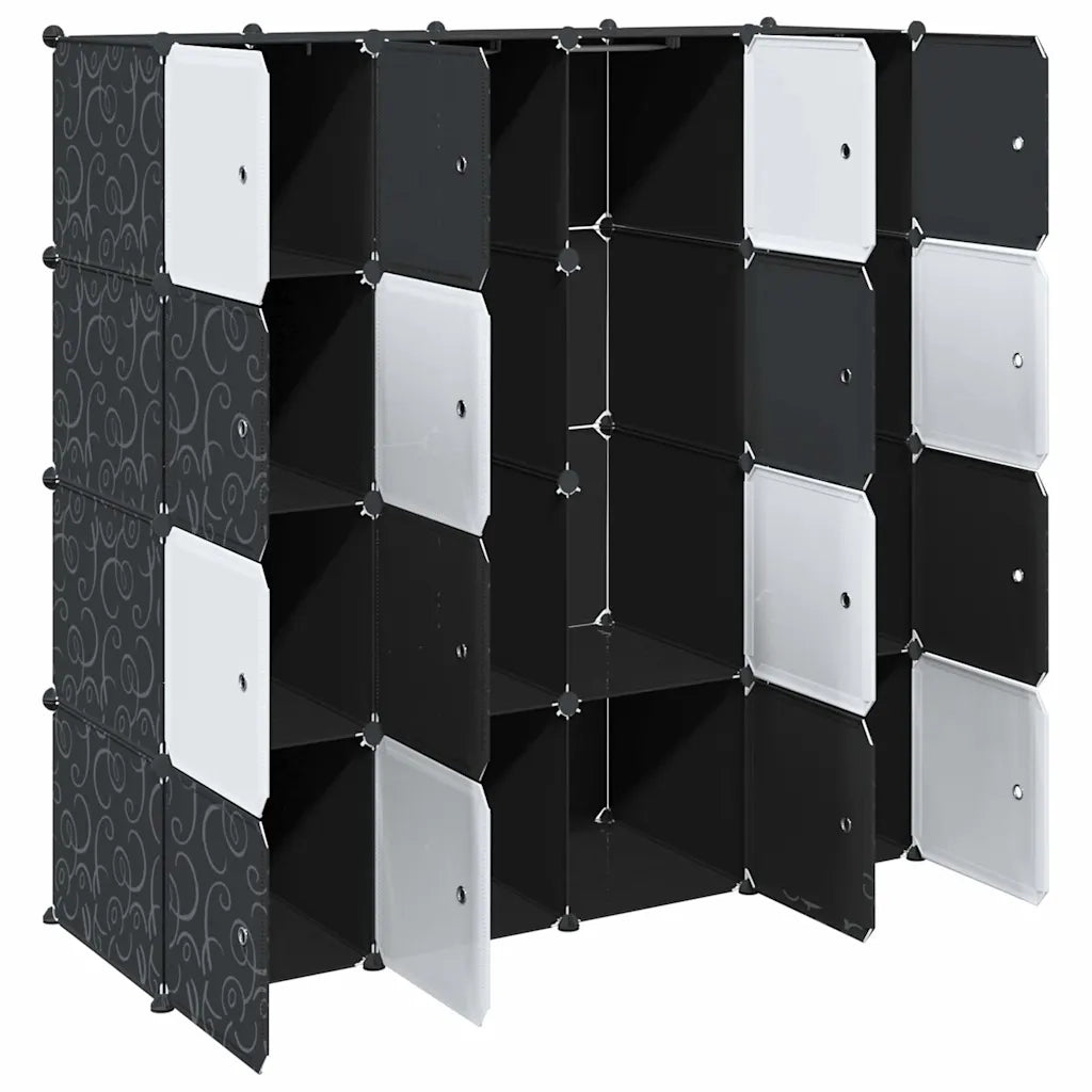 Organizzatore Portaoggetti con 16 Cubi e Aste per Appendere PP CFW4664803