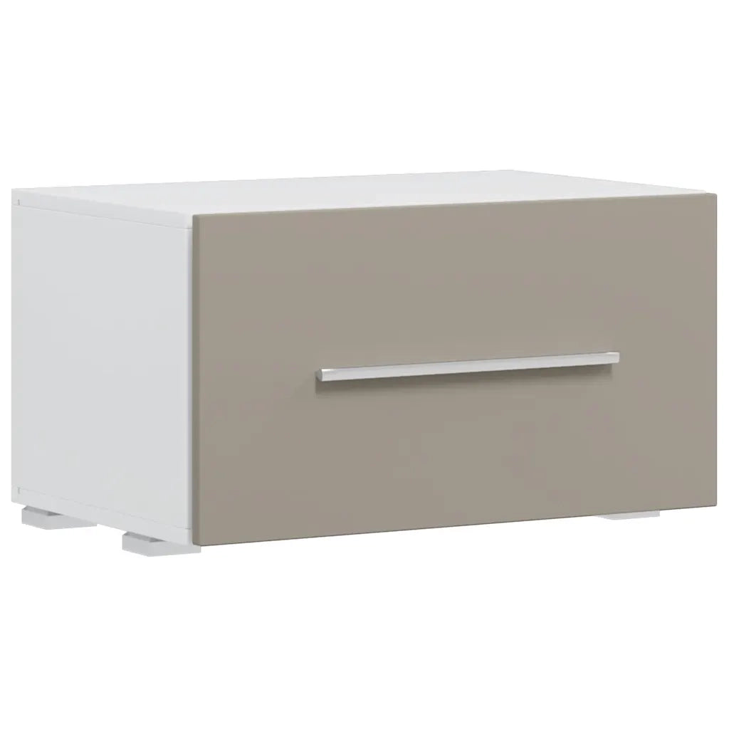 Mobile TV 5 pz con Illuminazione a LED Grigio Pietra Truciolato 3324233
