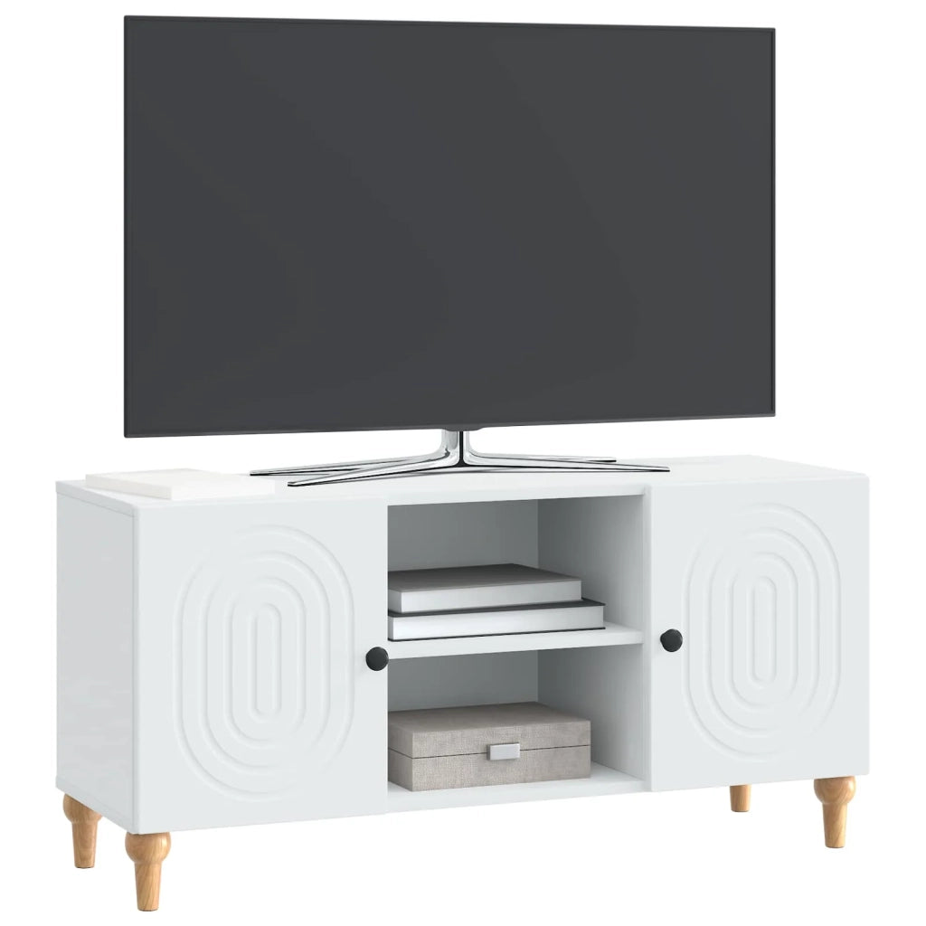 Mobile TV Bianco 102 x 34,5 x 50 cm Legno ingegnerizzato 894235