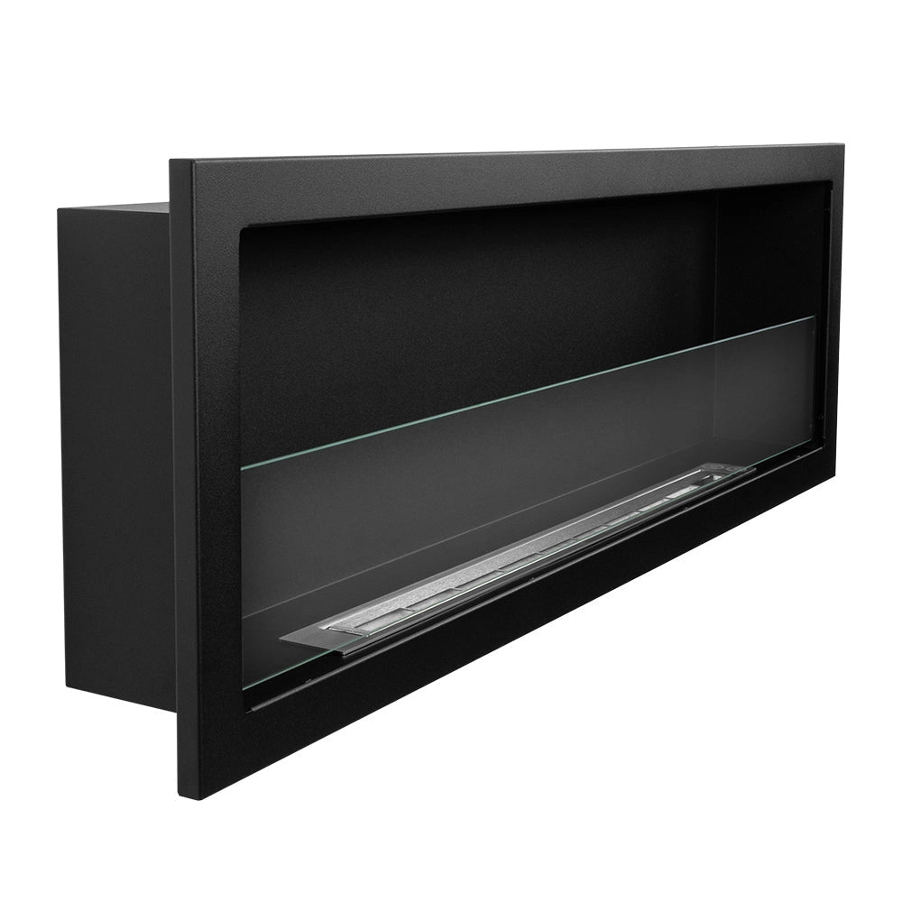 Camino a Bioetanolo da Incasso 120x15x40 cm Furore 120 Nero