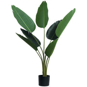 Palma Artificiale Decorativa con Vaso ¨C zephmum ¨C Verde ?15x120 cm