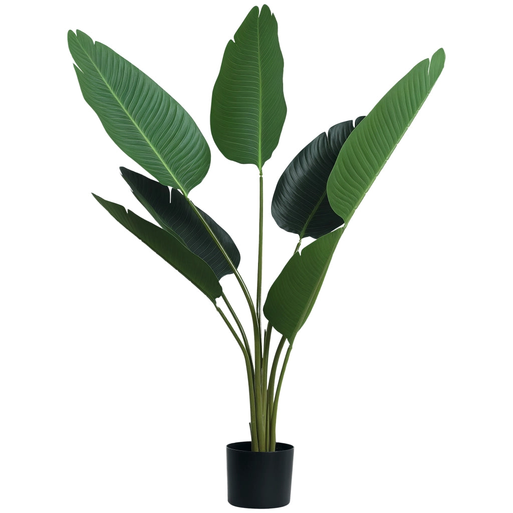 Palma Artificiale Decorativa con Vaso ¨C zephmum ¨C Verde ?15x120 cm