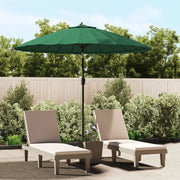 Ombrellone da Esterni con Palo in Alluminio 270 cm Verde 47304
