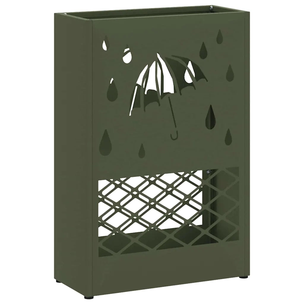 Supporto per Ombrellone Oliver verde 28 x 12 x 41 cm Acciaio 868522